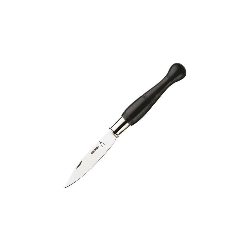 Nontron Couteau 25n virole 12cm ebene manche boule
