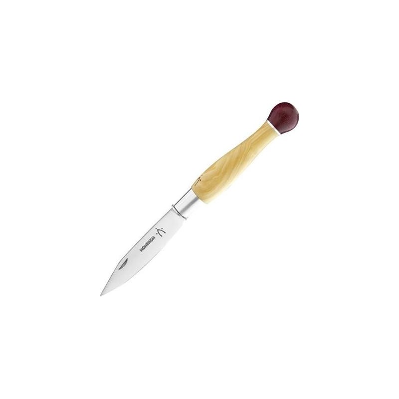Nontron Couteau 25 manche boule 12cm buis amarante