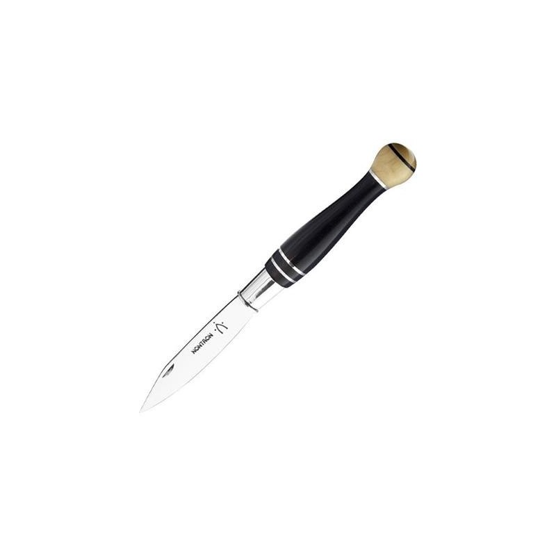 Nontron Couteau 25 manche boule 12cm ebene buis