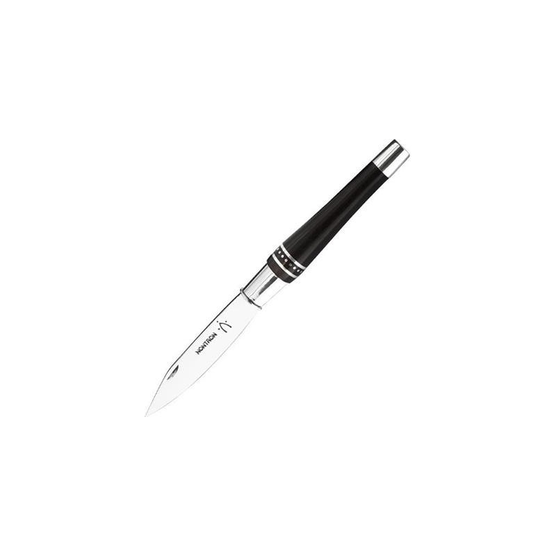 Nontron Couteau 25 double virole 11,5cm ebene/ alu