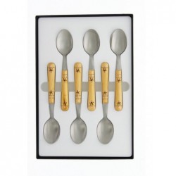 Coffret 6 cuillers cafe