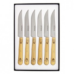 Coffret 6 couteaux table