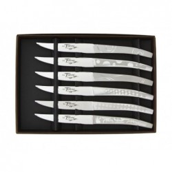 Coffret 6 couteaux le...