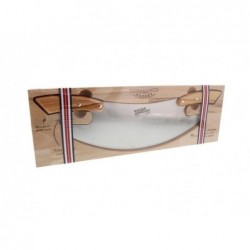 Coupe pizza 35cm inox en...
