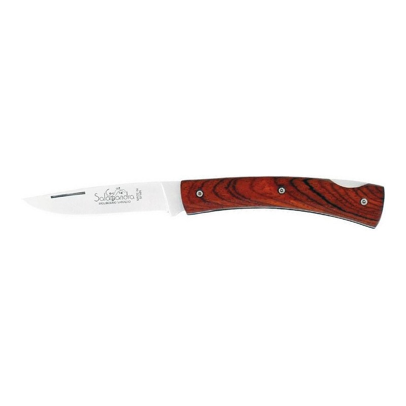Salamandra Couteau bois du desert 10cm inox + etui