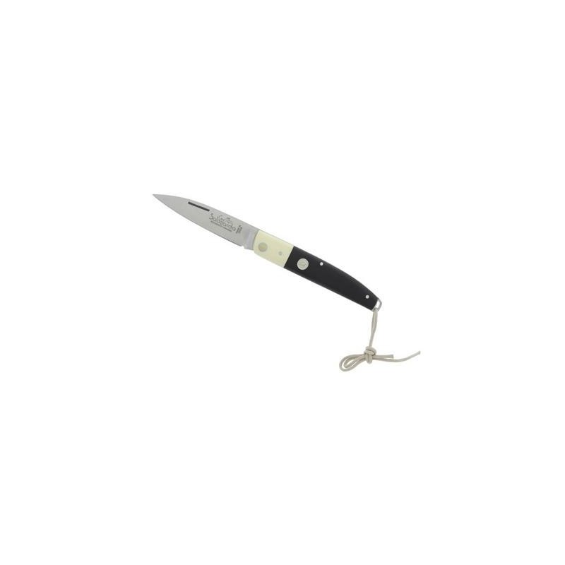 Salamandra Couteau juma noir mitre blanche