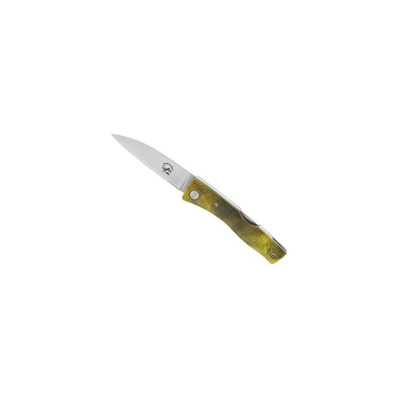 Salamandra Couteau racine stabilise 10cm inox + clip