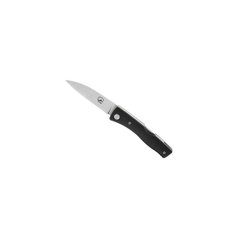 Salamandra Couteau g10 noir 10cm inox + clip