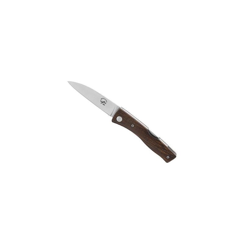 Salamandra Couteau cocobolo 10cm inox + clip