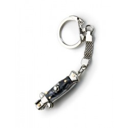 Sans marque Couteau automatique porte-cles facon corne - Image 2