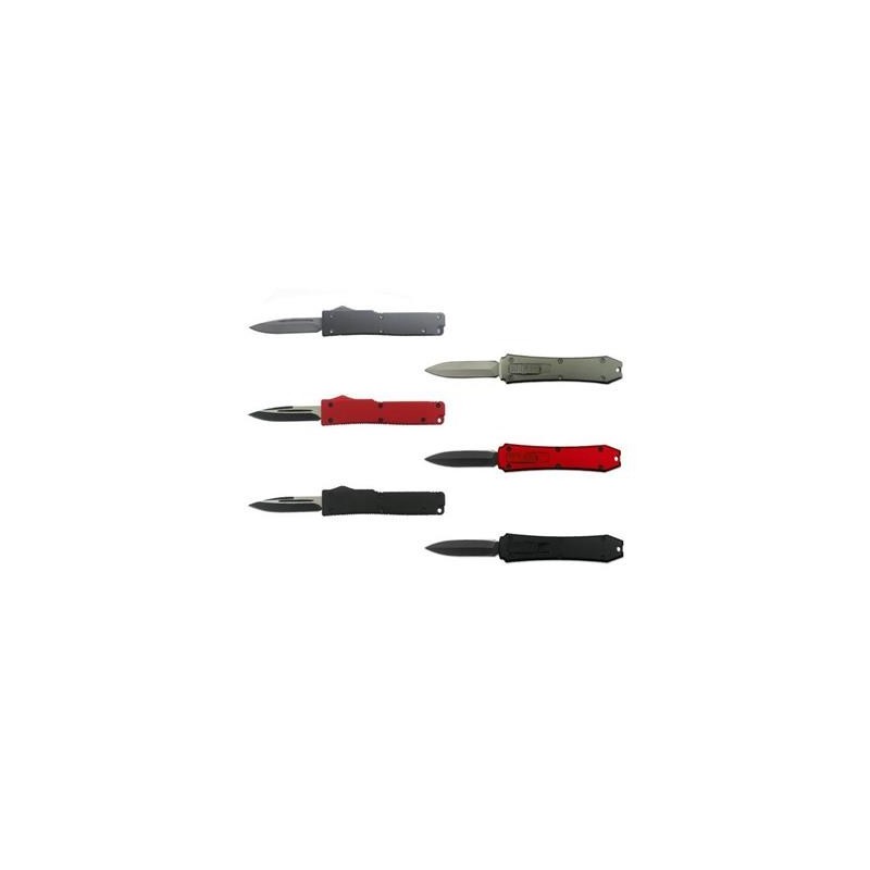 Sans marque Lot 6 mini-couteaux ejectables assortis