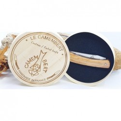 Sauveterre Couteau camembert plein manche olivier 11cm inox - Image 2