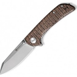 Sencut Couteau fritch micarta marron stonewashed - Image 5