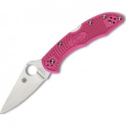 Couteau spyderco delica 4 rose