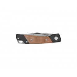 Mercury Couteau Micarta naturel - Aluminium noir - Image 2