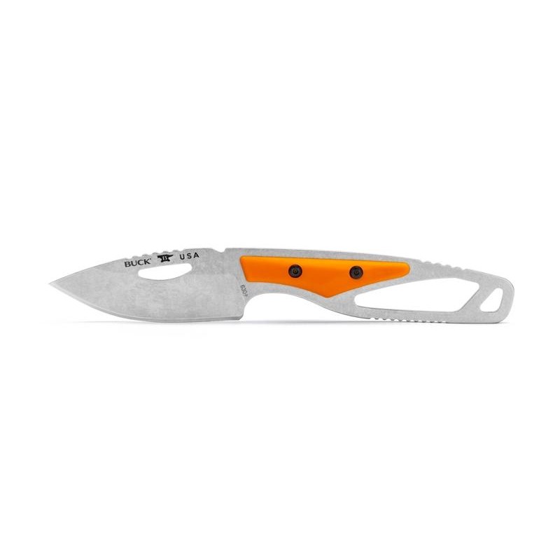 Buck Couteau plat Paklite 2.0 hide select - Orange