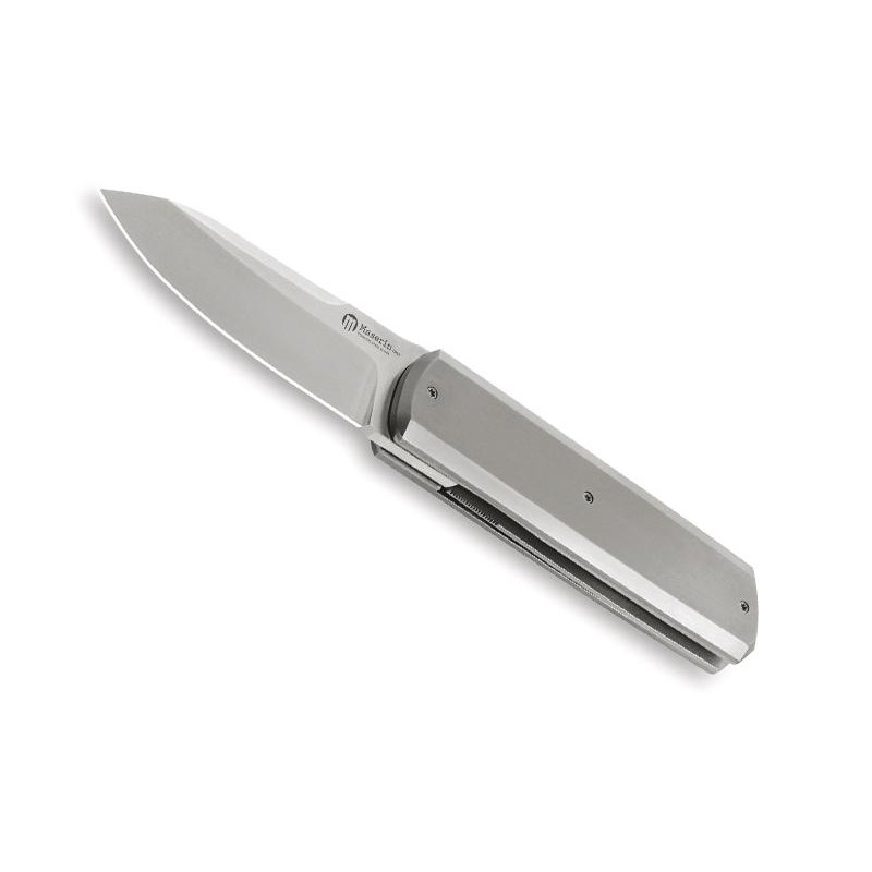 Maserin Couteau Silver Titanium