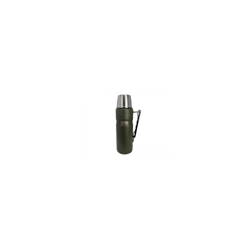 Thermos Bouteille king 1,2l  - Vert à poignée