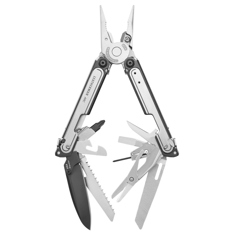 Leatherman Outil multifonctions ARC Noir DLC & Acier inoxydable
