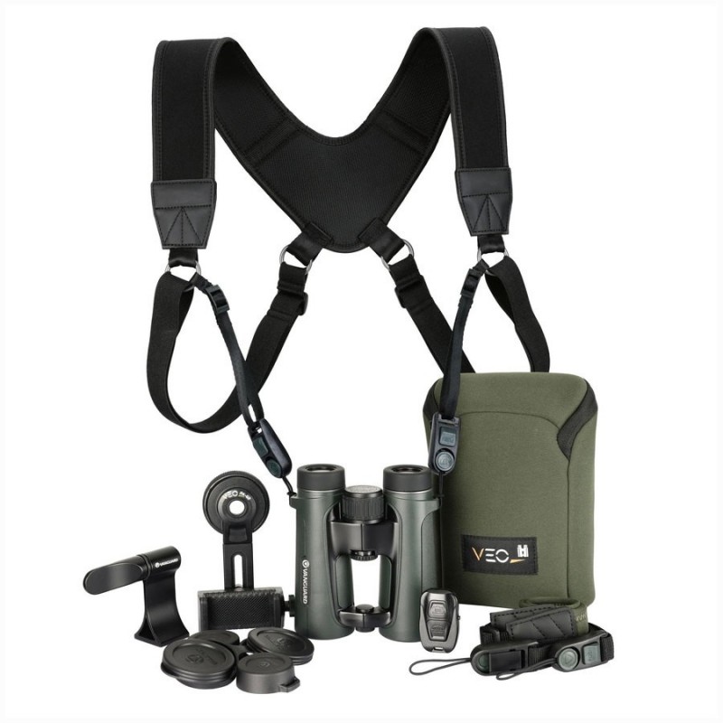Vanguard Pack jumelles VEO HD IV 10X42 + harnais VEO Optic Guard + kit digiscopie