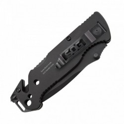 SOG Escape - clip point, black, serrated - Image 12
