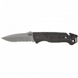 SOG Escape - clip point, satin, serrated - Image 3