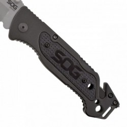 SOG Escape - clip point, satin, serrated - Image 7