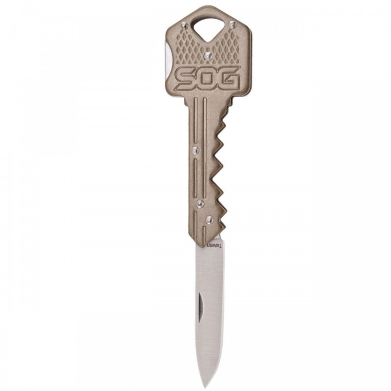 SOG Key knife - brass