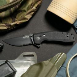 SOG Sog-tac xr - blackout, serrated - Image principale