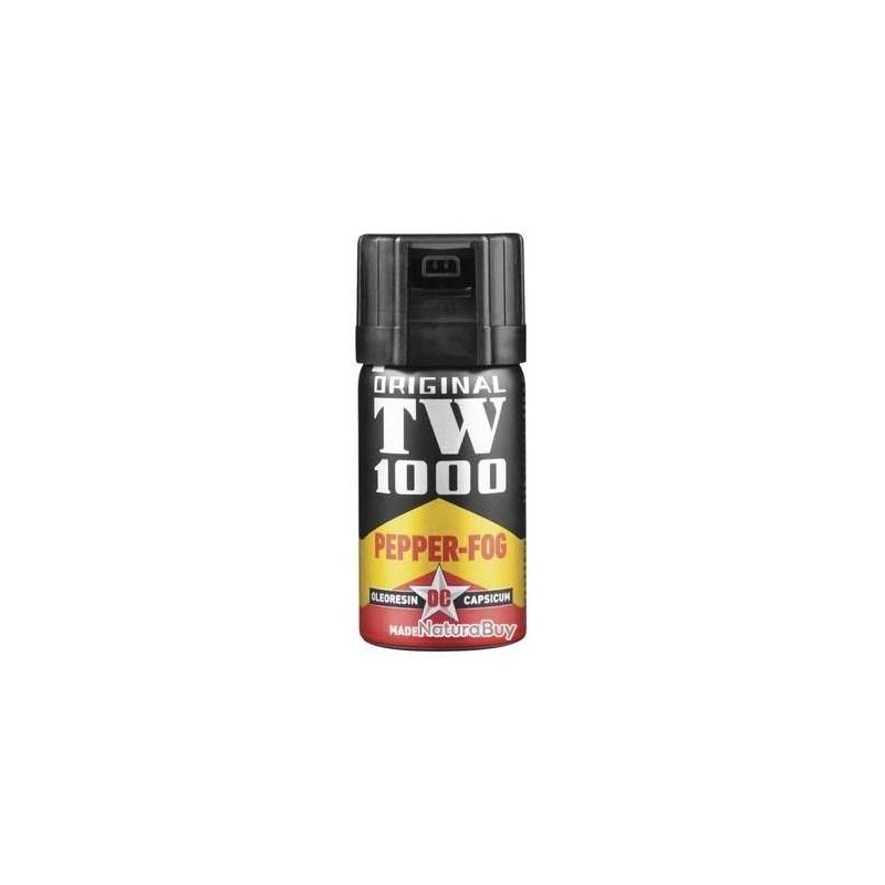 TW1000 Aérosol Gaz au Poivre TW 1000 Pepper Fog 40 ml