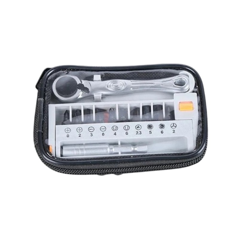 FranceOutdoor Trousse avec Cliquet bidirectionnel & ensemble d'embout