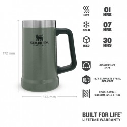 Stanley outdoor Chope à bière 0.7L - Vert - Image 3