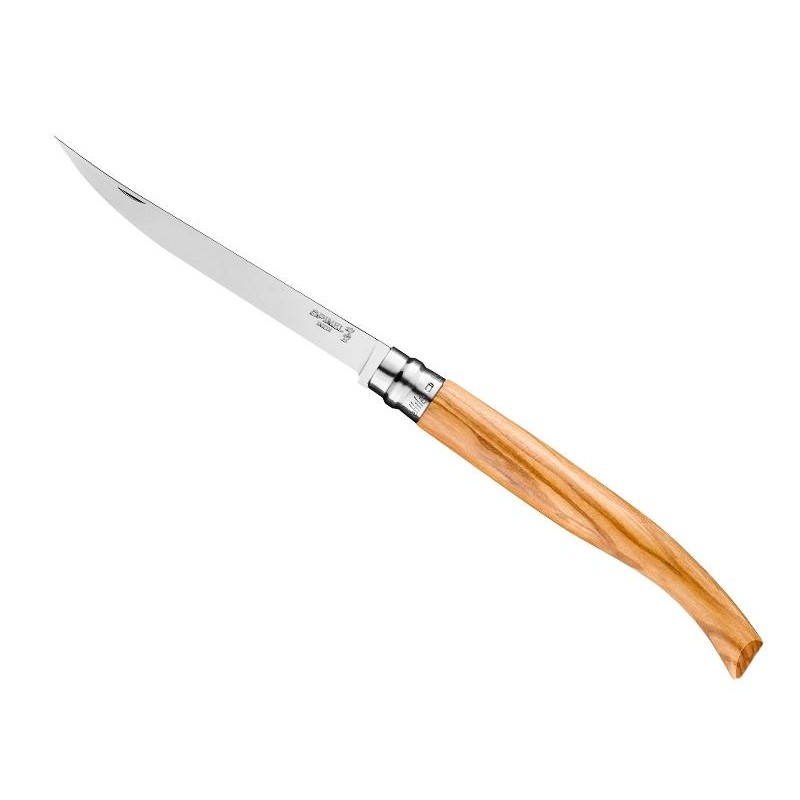 Opinel Couteau Effilé 15 Olivier 17cm inox