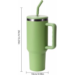 FranceOutdoor Gobelet Isotherme 1,2 L avec paille et goupillon - Bleu Turquoise - Image 8