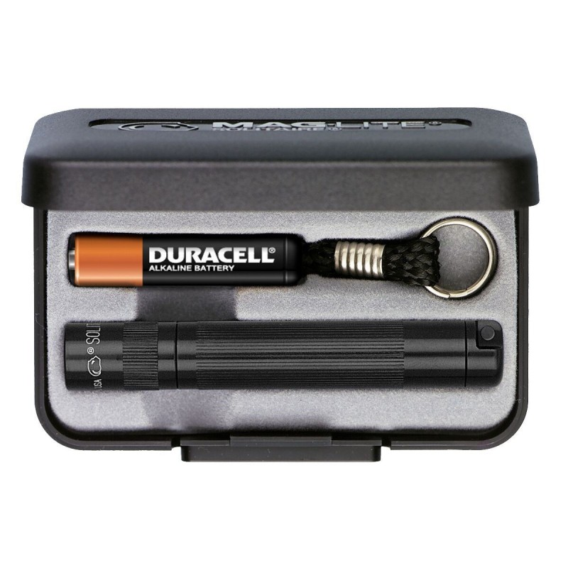 Maglite Lampe torche Solitaire coloris noir en coffret cadeau