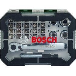 FranceOutdoor Trousse BOSCH avec Cliquet bidirectionnel & ensemble d'embout - Image principale