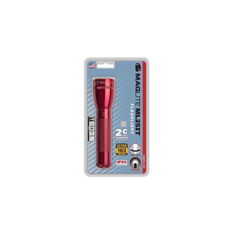 Maglite Lampe torche ML25IT 2 Piles Type C en blister