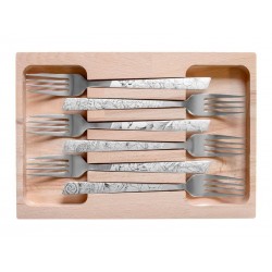 Coffret 6 fourchettes inox...