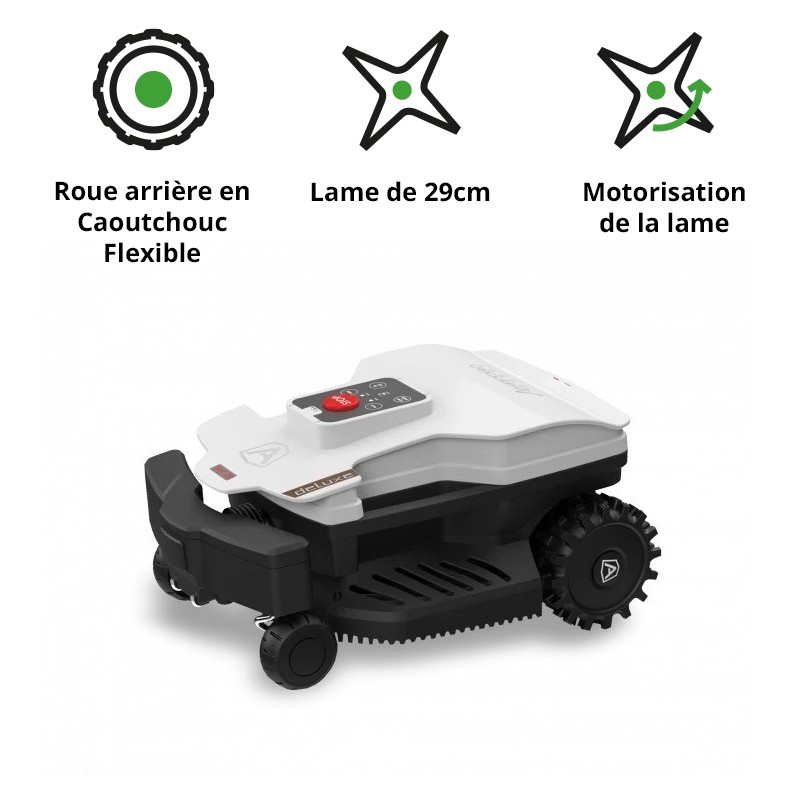 Ambrogio/TechLine Robot tondeuse - 2500 m² - Série NEXT LINE - Modèle TWENTY 29 DELUXE - Avec câble périmétrique