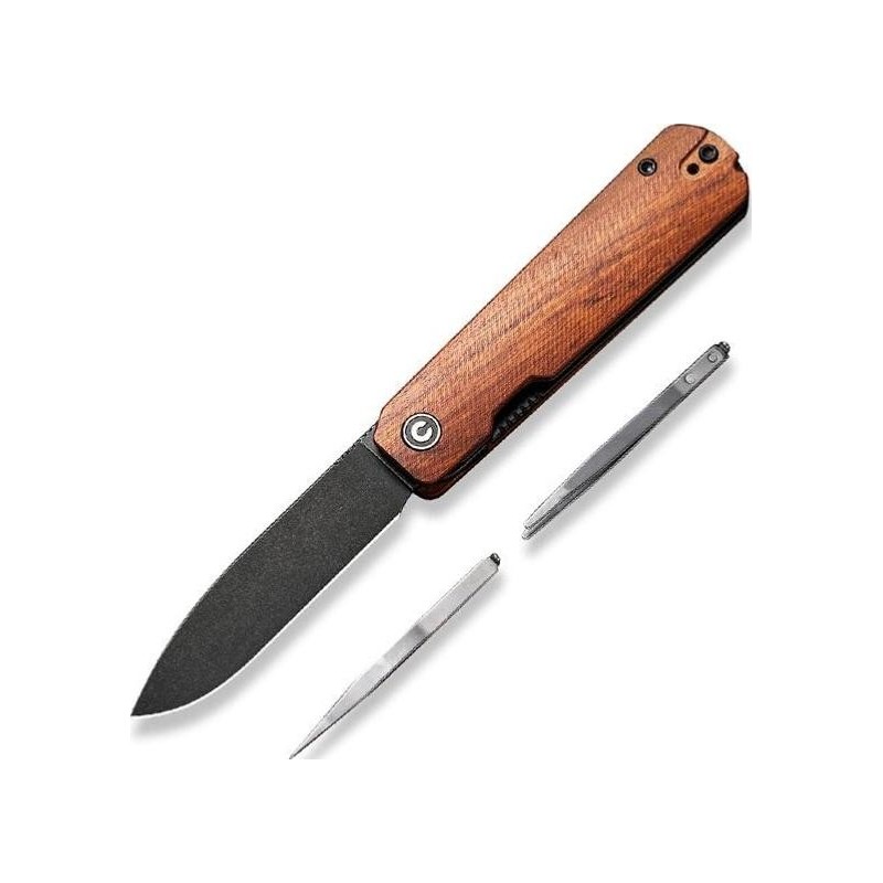 Civivi Couteau « SENDY » bois de Guibourtia blackwash