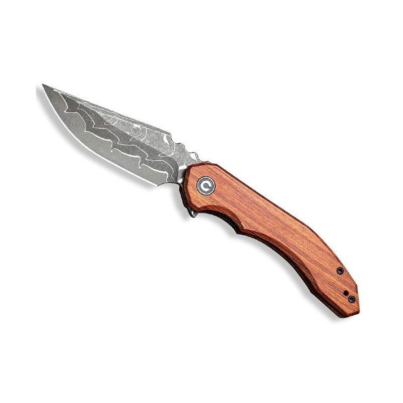 Civivi Couteau « BLUETICK » bois de Guibourtia damas