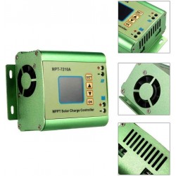 FranceOutdoor Régulateur de charge de panneau solaire MPT-7210A avec 2 câbles - Image 4