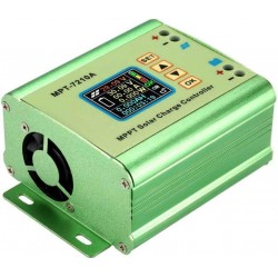 FranceOutdoor Régulateur de charge de panneau solaire MPT-7210A avec 2 câbles - Image 2