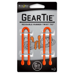 Nite Ize Lot de 3 Knot Bone Gear polyvalents 2 pcs. (15,24 cm) - orange - Image 3