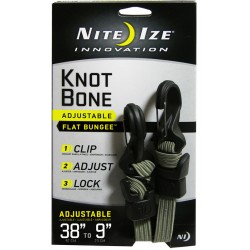 Nite Ize Lot de 3 Tendeurs réglable KnotBone - Extension de 23 à 97 cm - Image 2