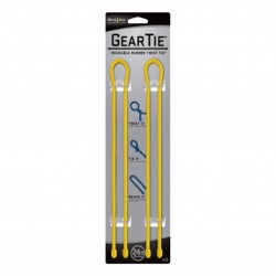 Nite Ize Lot de 3 Knot Bone Gear polyvalents 2 pcs. (60,96 cm) - jaune - Image 2