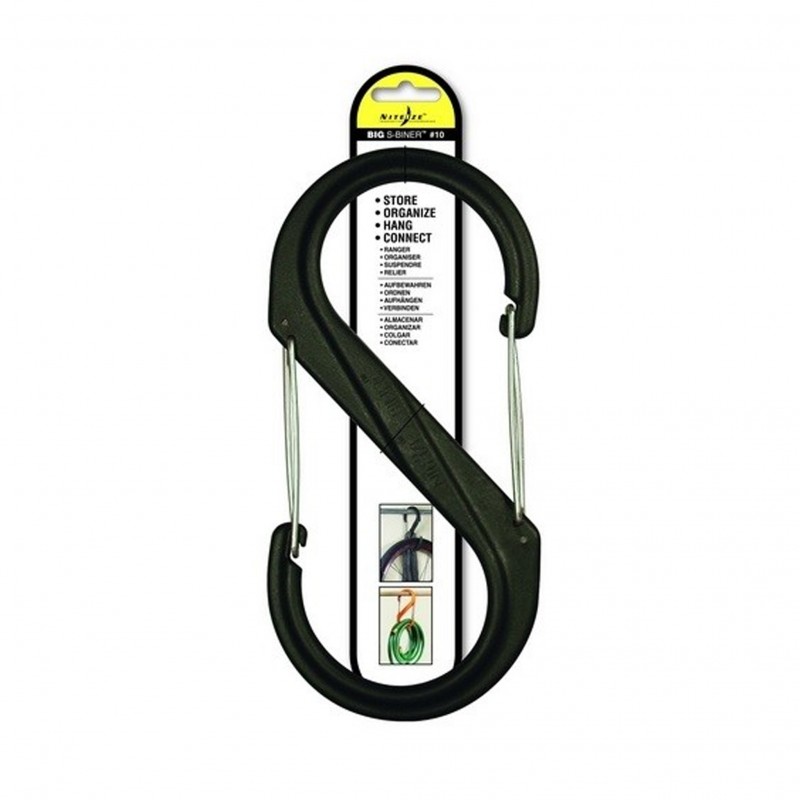 Nite Ize Grand mousqueton Noir pour objets jusqu'à 45 kg