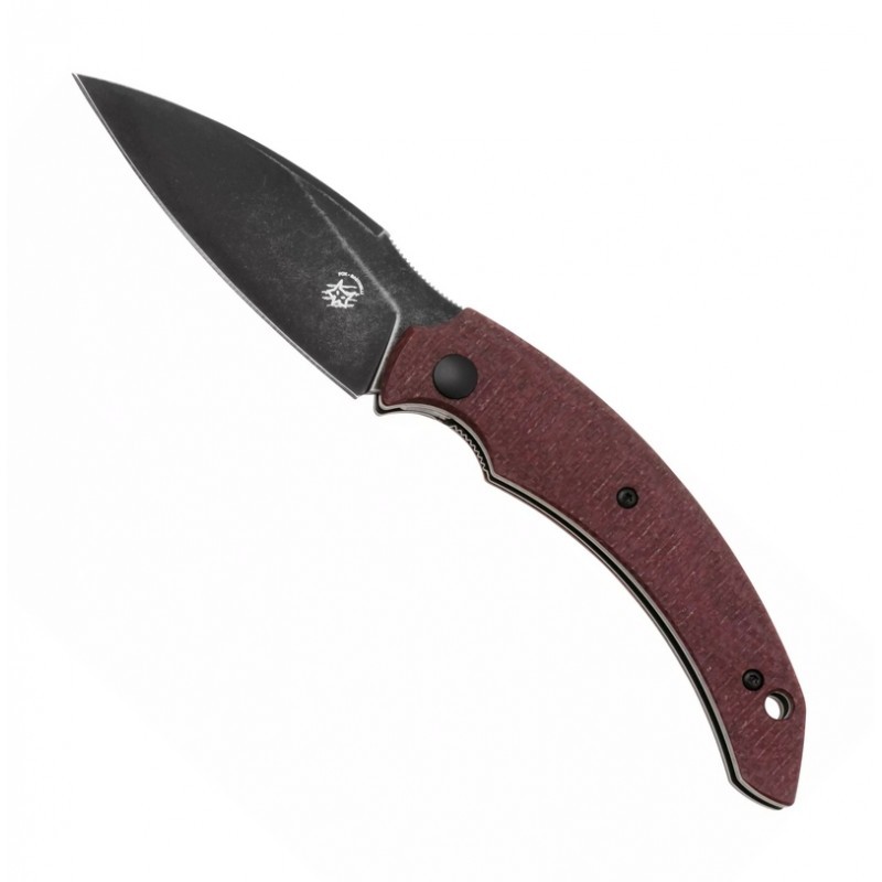 Fox COUTEAU FOX HONOS MICARTA/TOILE DE JUTE BORDEAUX