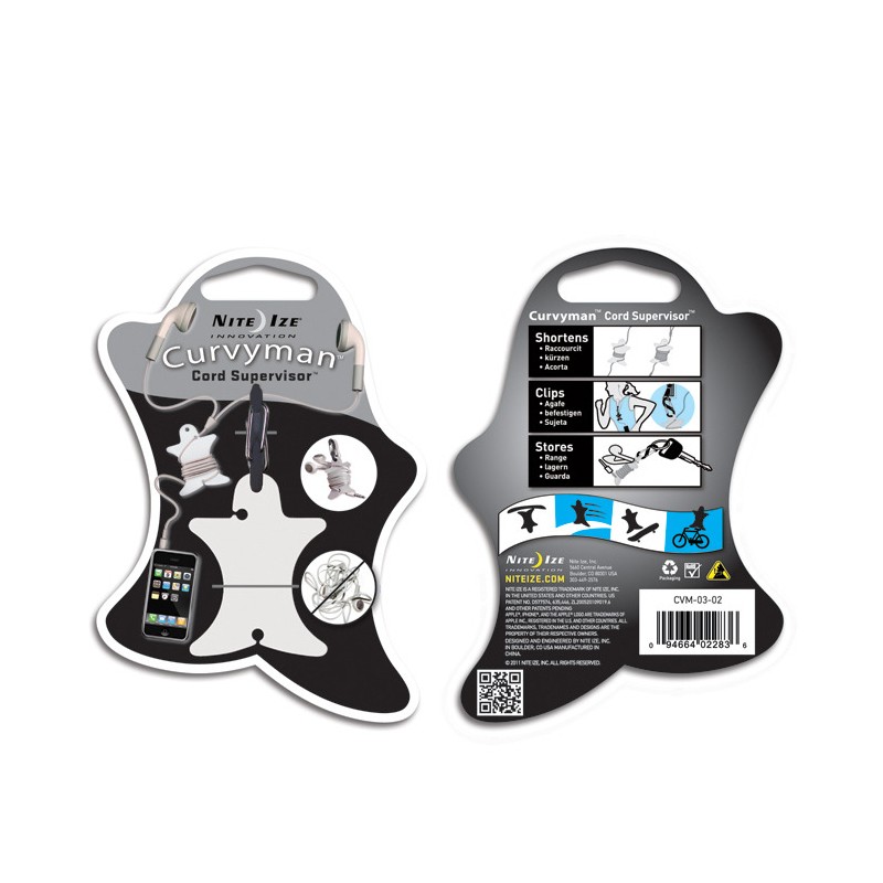 Nite Ize Curvyman - Superviseur de cordon