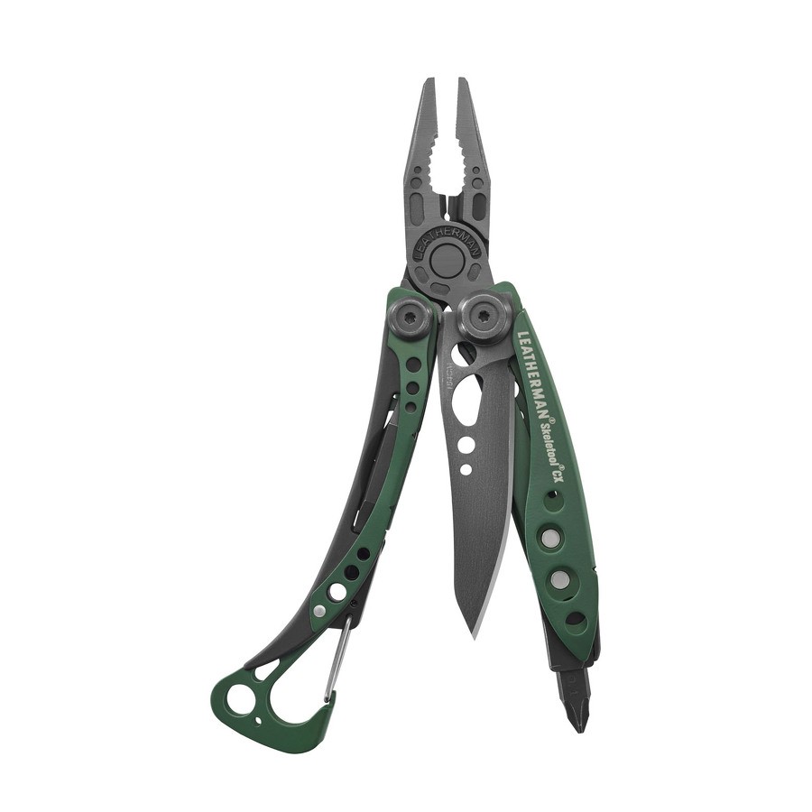 Leatherman Outil multifonction Skeletool CX Vert impérial